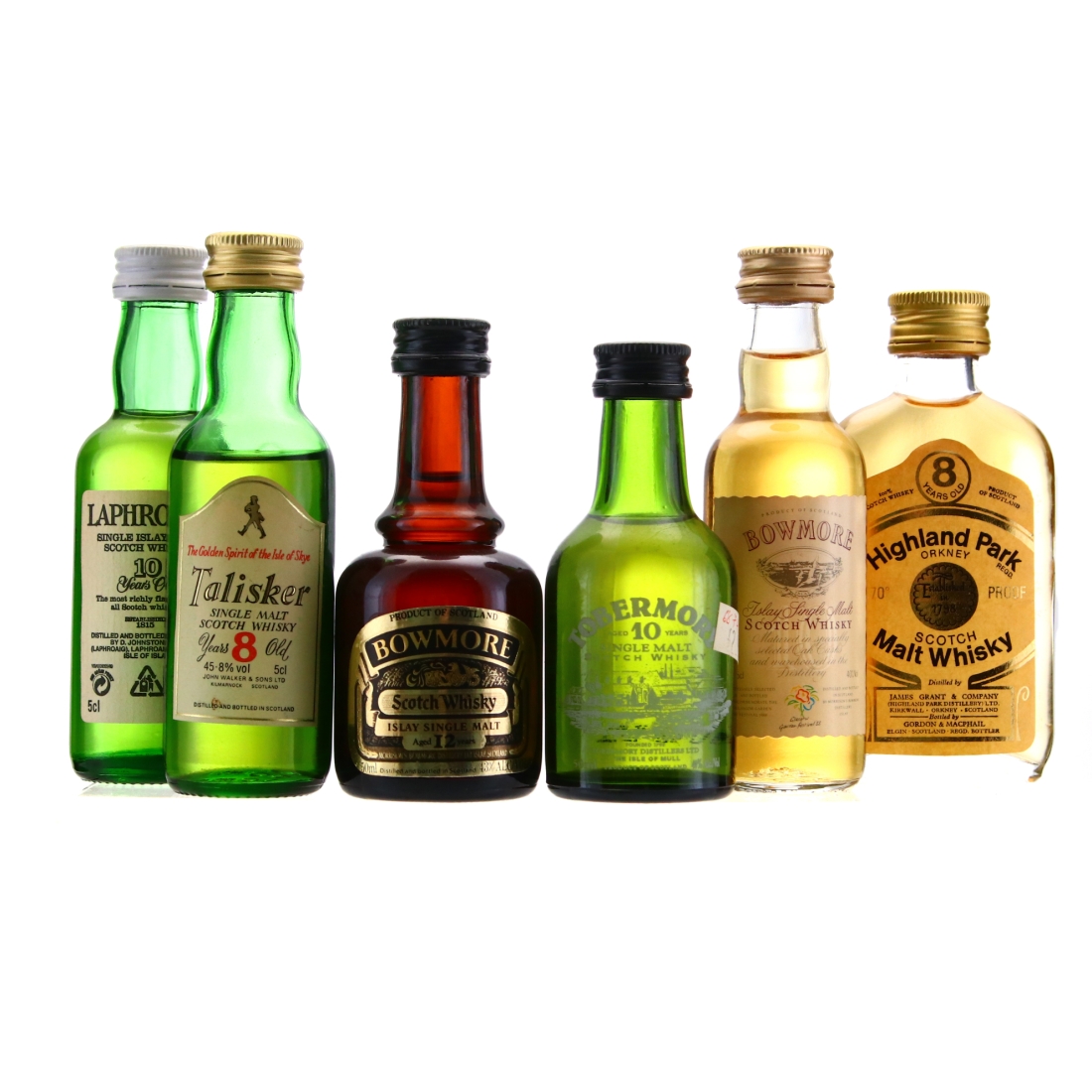 Islay and Island Single Malt Miniature x 7