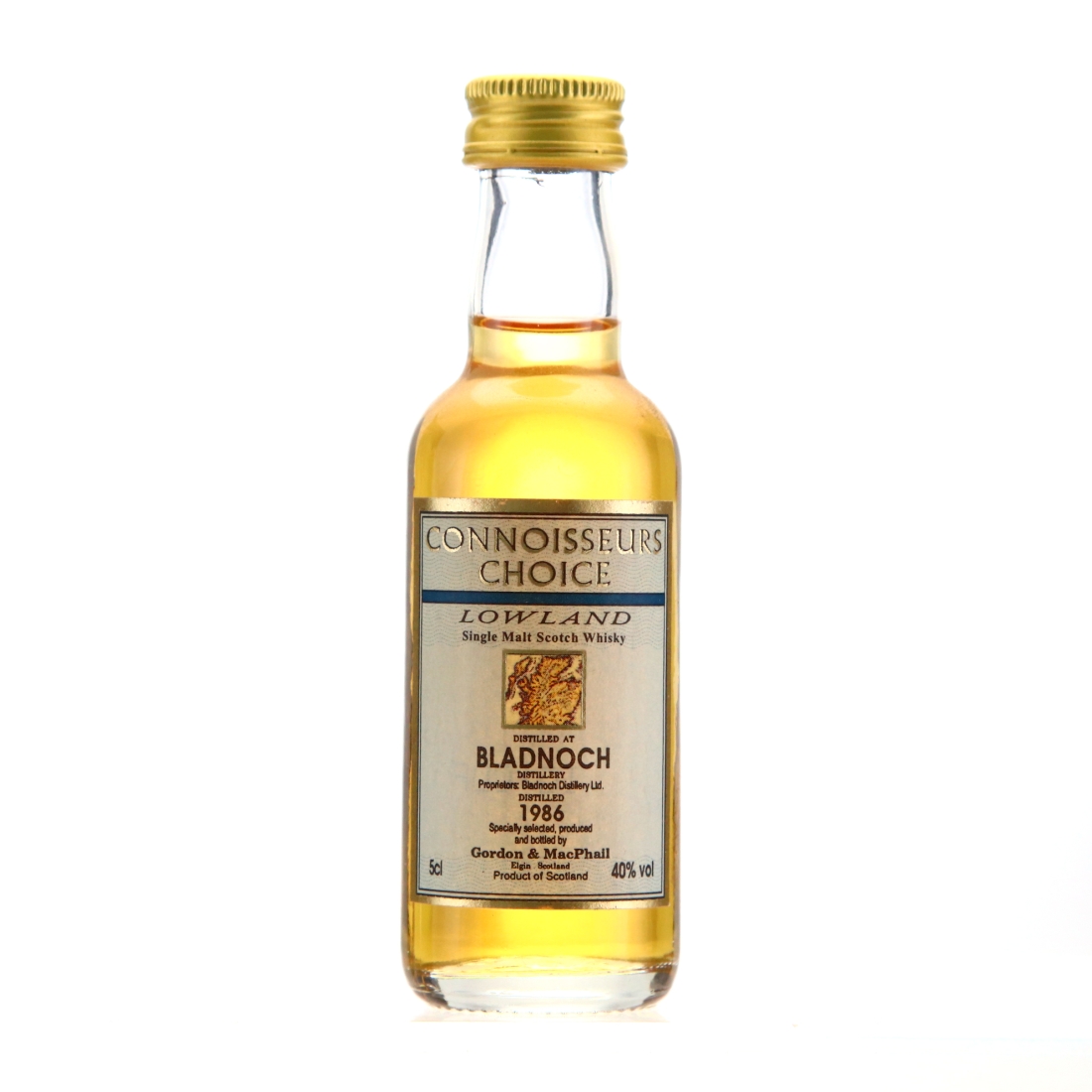Bladnoch 1986 Gordon and MacPhail Miniature