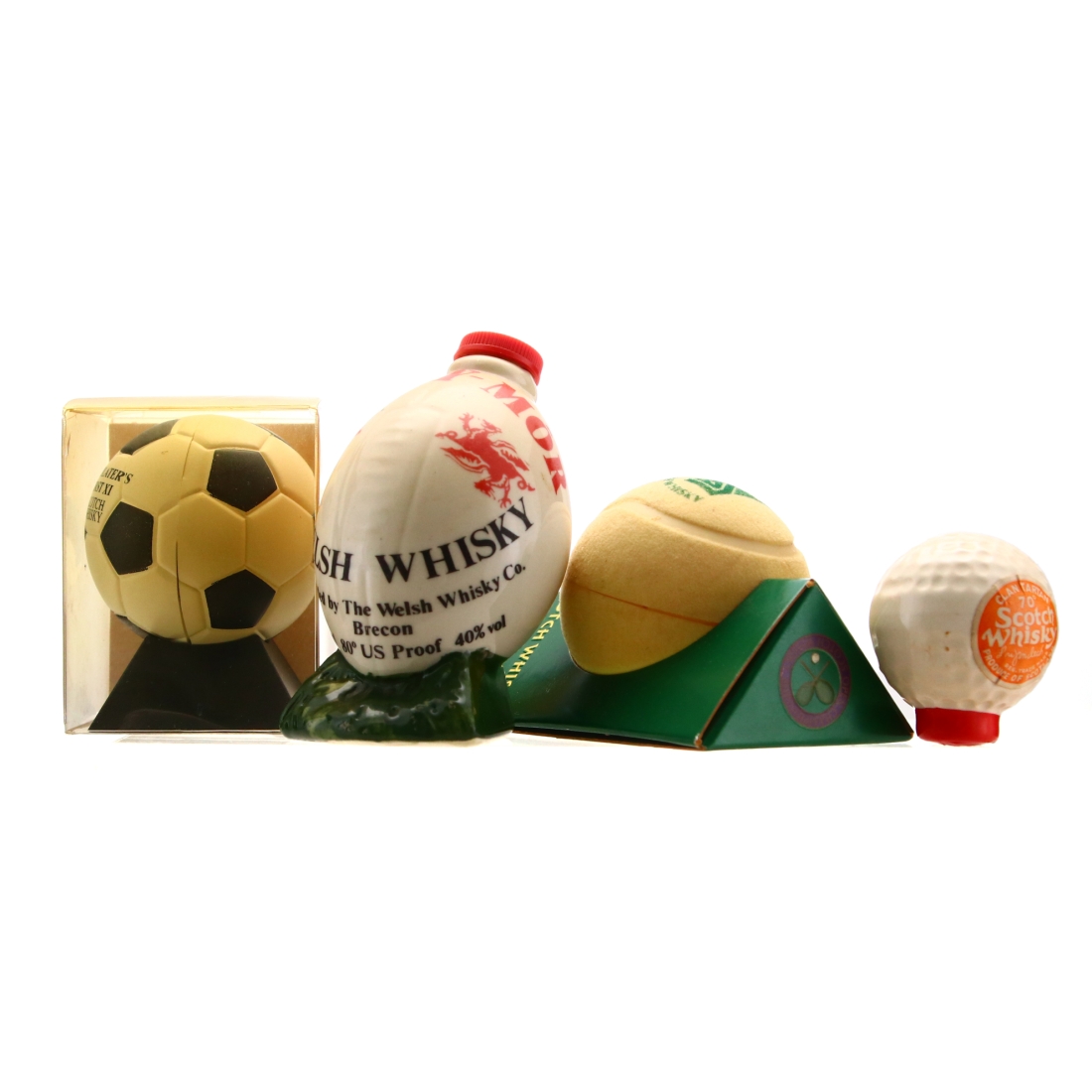 Sporting Whisky Miniatures x 4