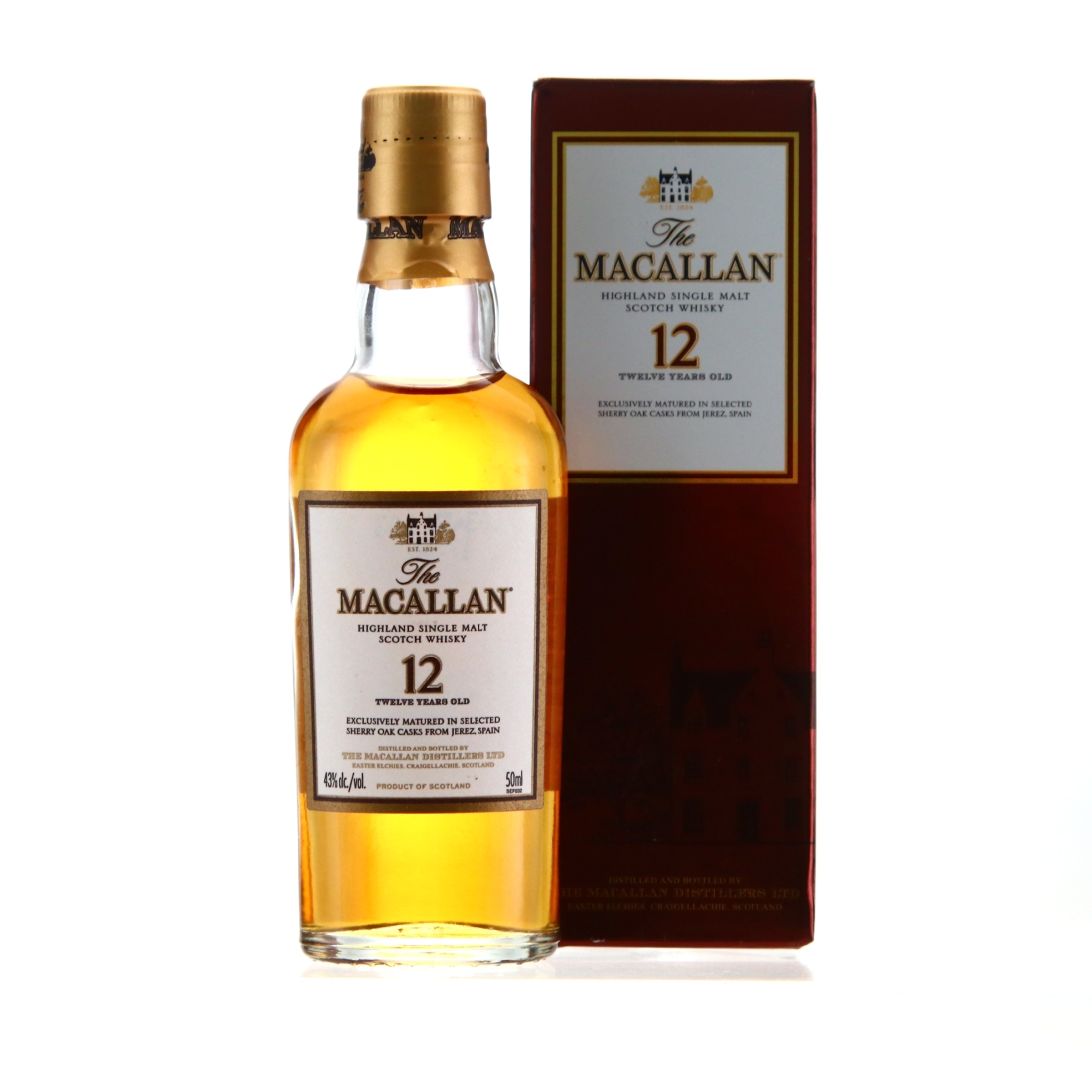 Macallan 12 Year Old Miniature pre-2018