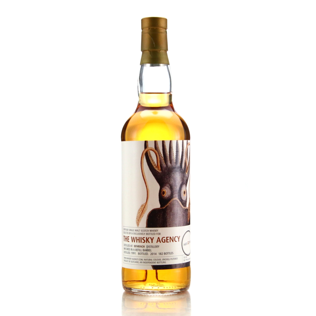 Benriach 1991 Whisky Agency 22 Year Old