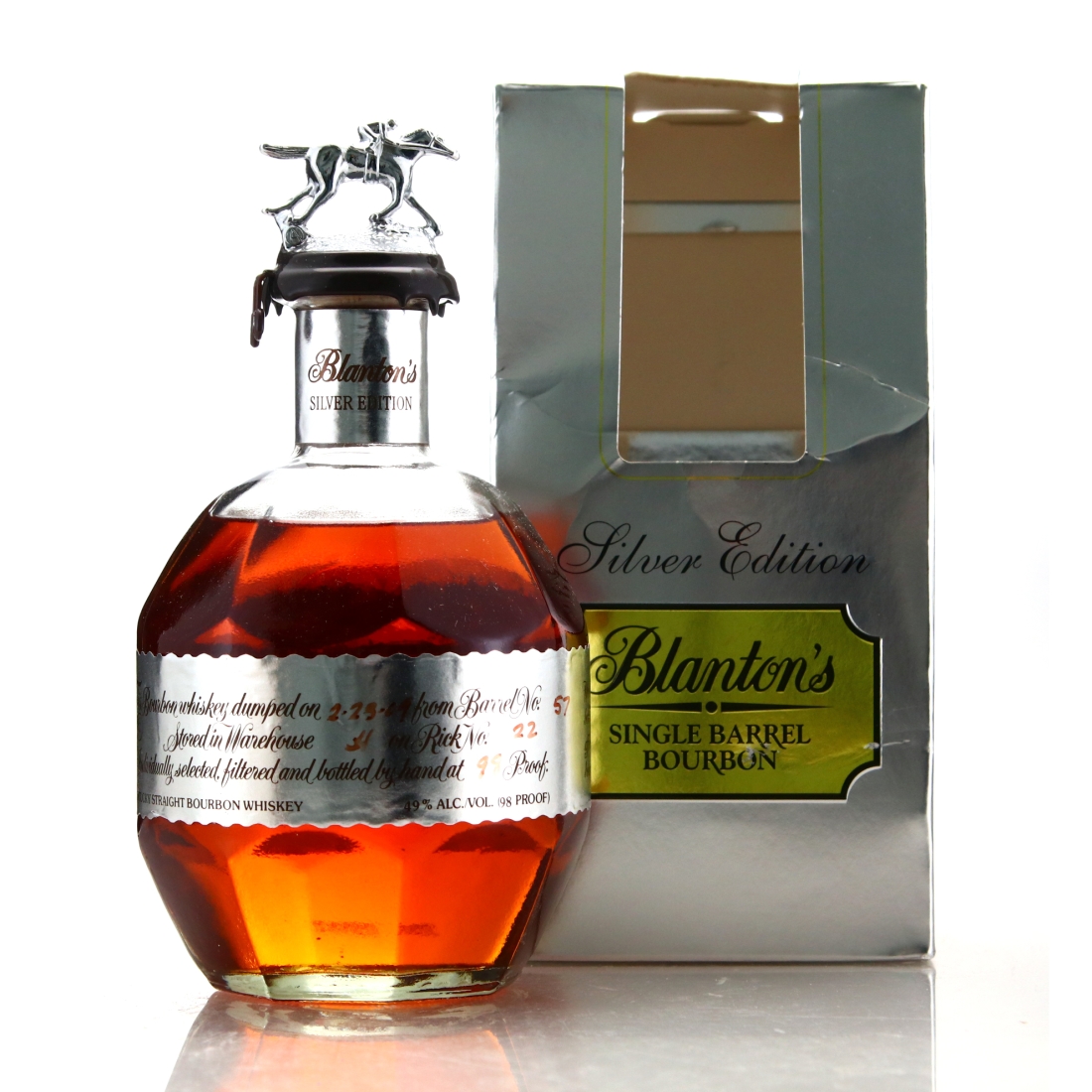 Blanton's Single Barrel Silver Edition dumped 2009