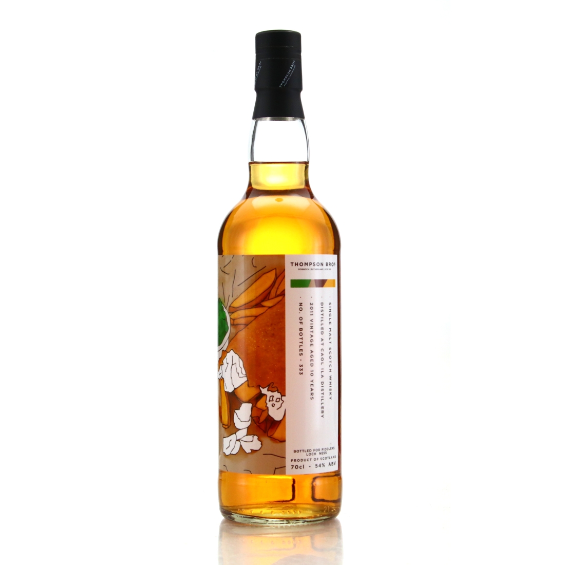 Caol Ila 2011 Thompson Brothers 10 Year Old / Fiddlers Loch Ness