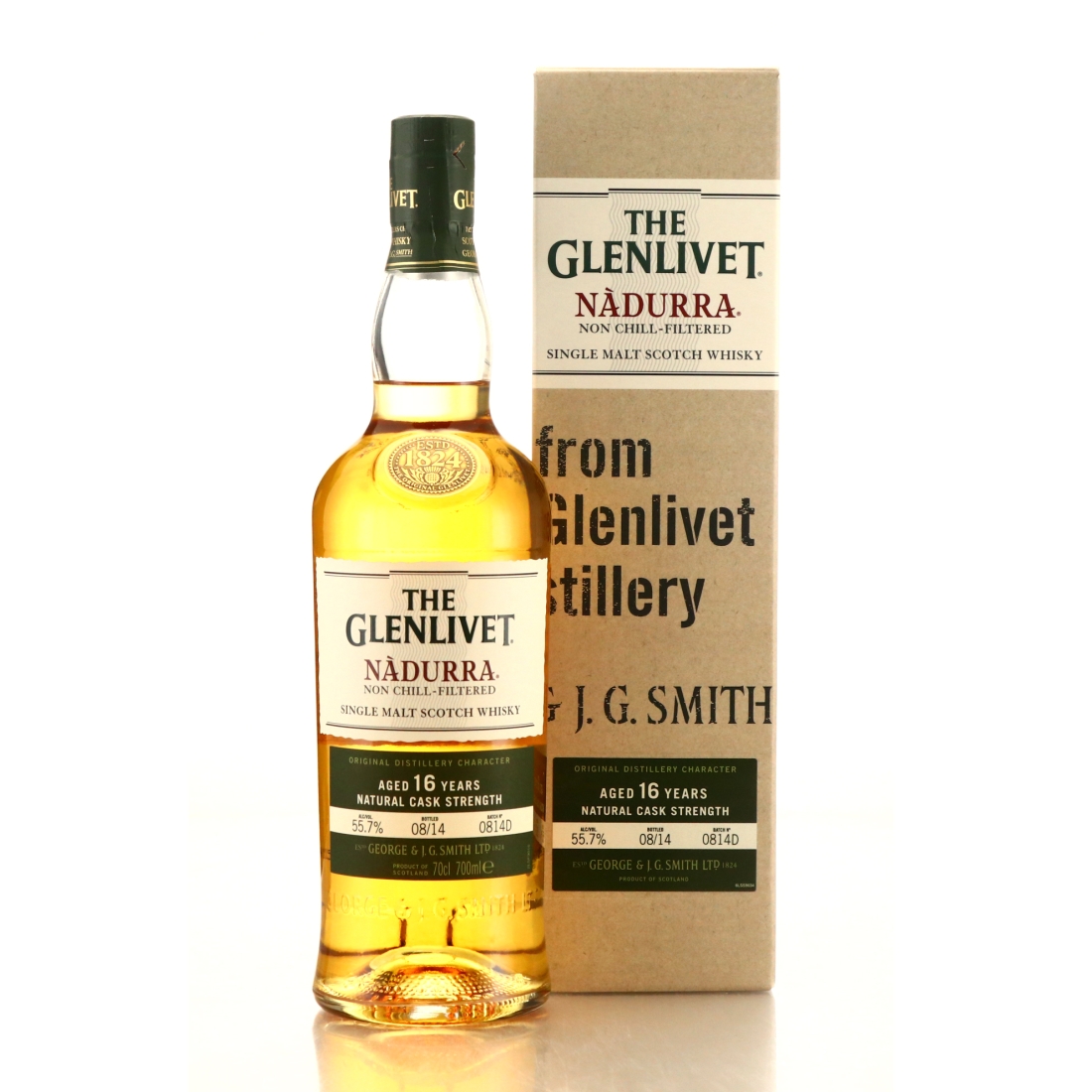 Glenlivet Nàdurra 16 Year Old Cask Strength Batch #0814D