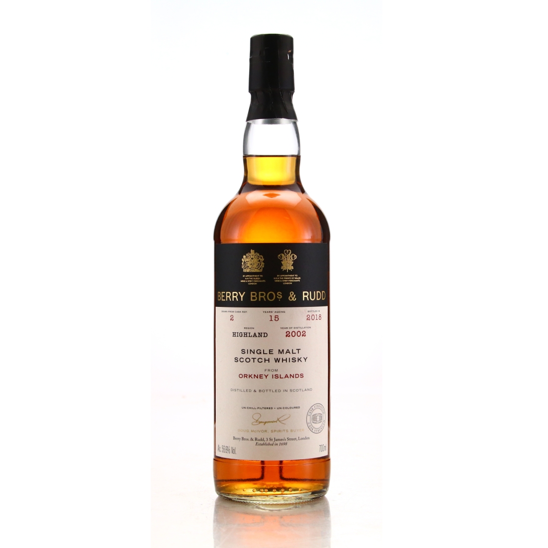 Orkney Single Malt 2002 Berry Brothers and Rudd 15 Year Old