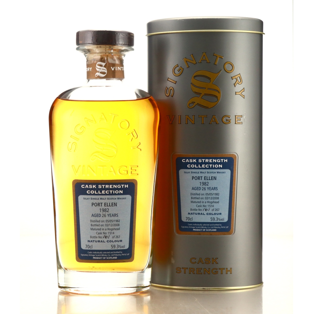 Port Ellen 1982 Signatory Vintage 26 Year Old Cask Strength