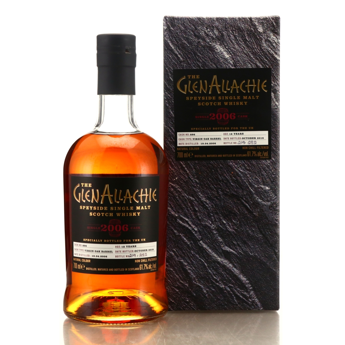 Glenallachie 2006 Single Virgin Oak Cask 12 Year Old #896 / UK