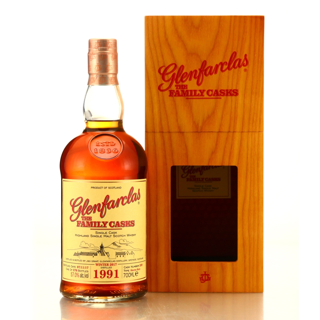 Glenfarclas 1991 Family Cask #209 / Winter 2017