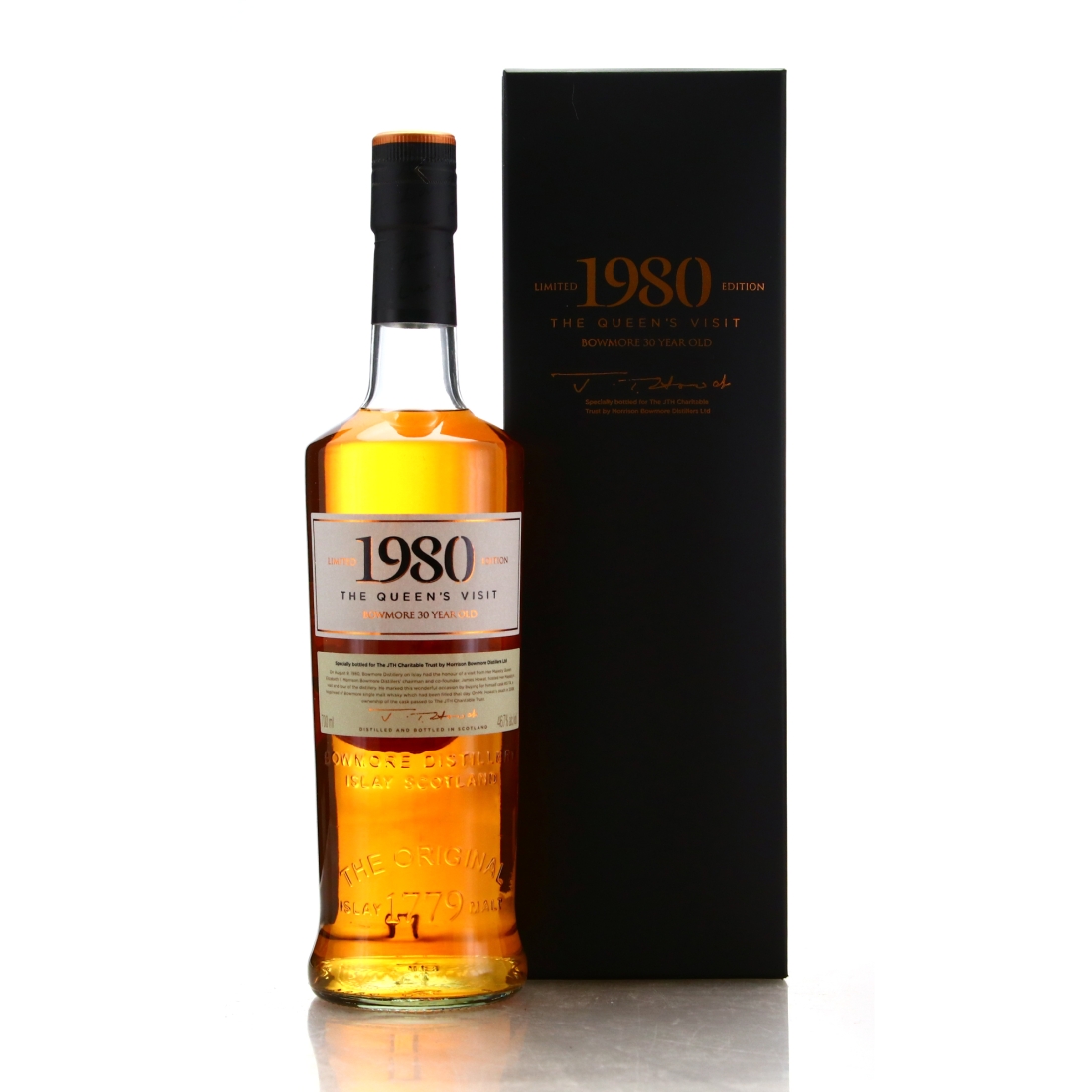 Bowmore 1980 Single Cask 30 Year Old #5774 / The Queen's Visit