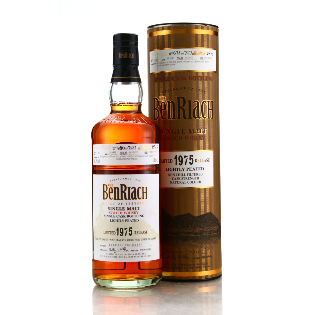 Benriach 1975 Single Port Cask 31 Year Old #4451