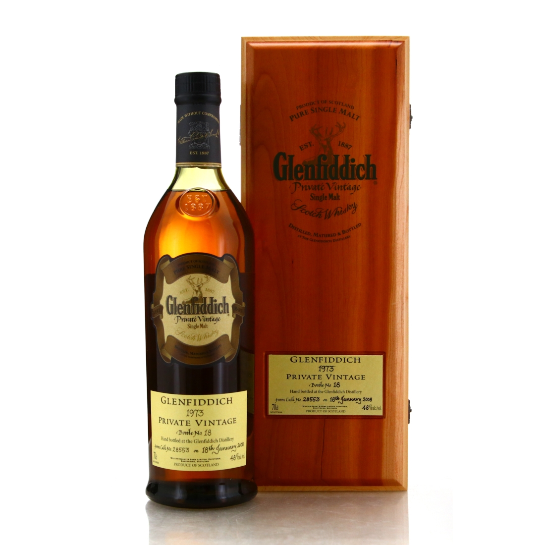 Glenfiddich 1973 Private Vintage #28553 / World of Whiskies Heathrow T5
