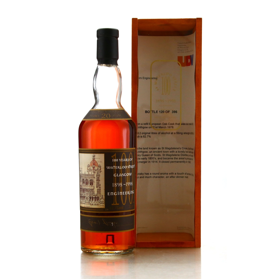 St Magdalene 1978 Single Cask 20 Year Old / 64 Waterloo Street Centenary