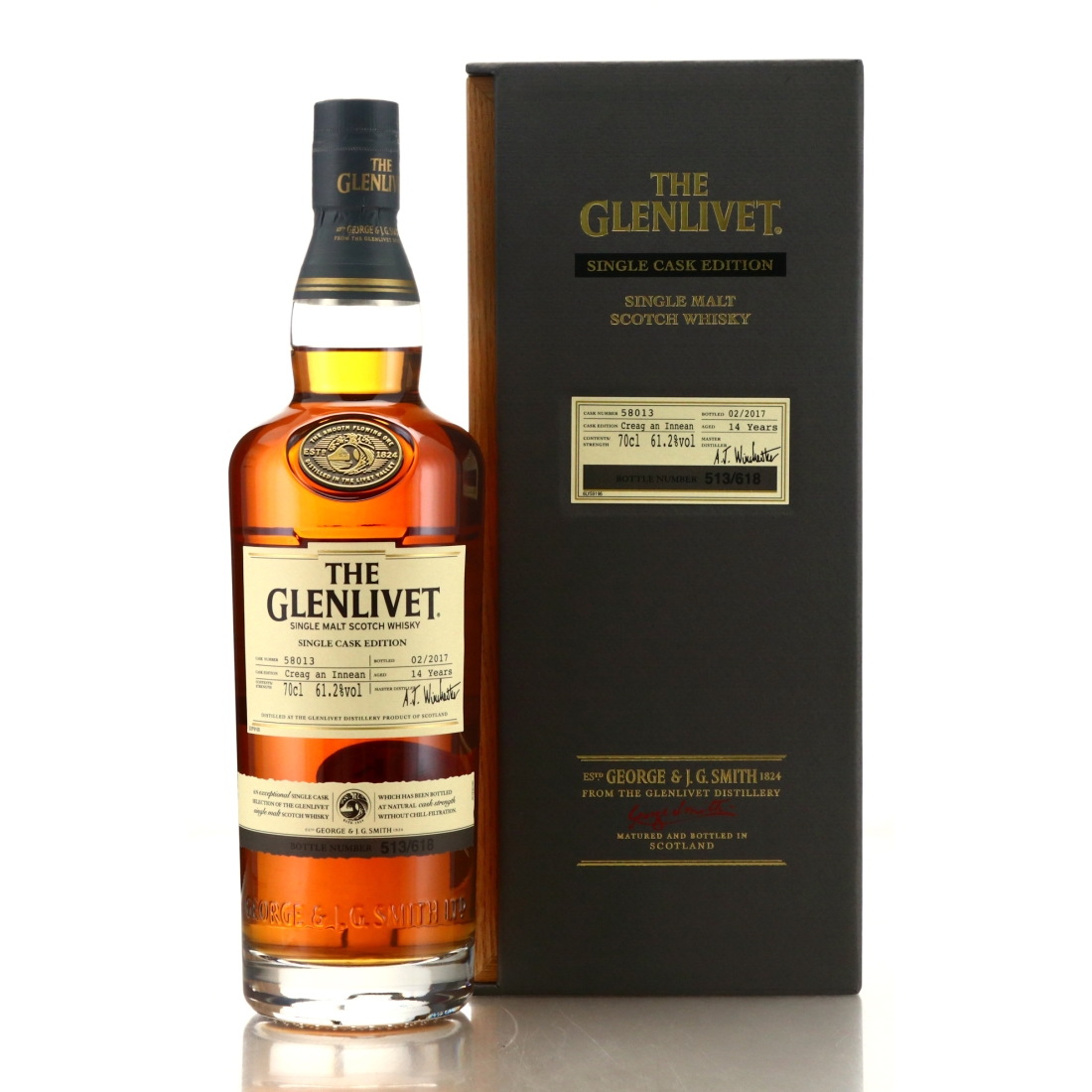 Glenlivet 14 Year Old Single Cask #58013 / Creag an Innean