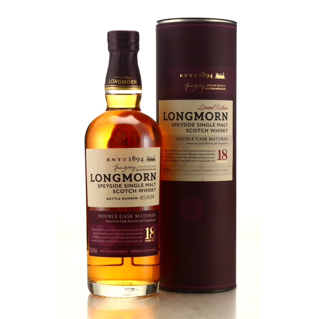 Longmorn 18 Year Old Double Cask Matured