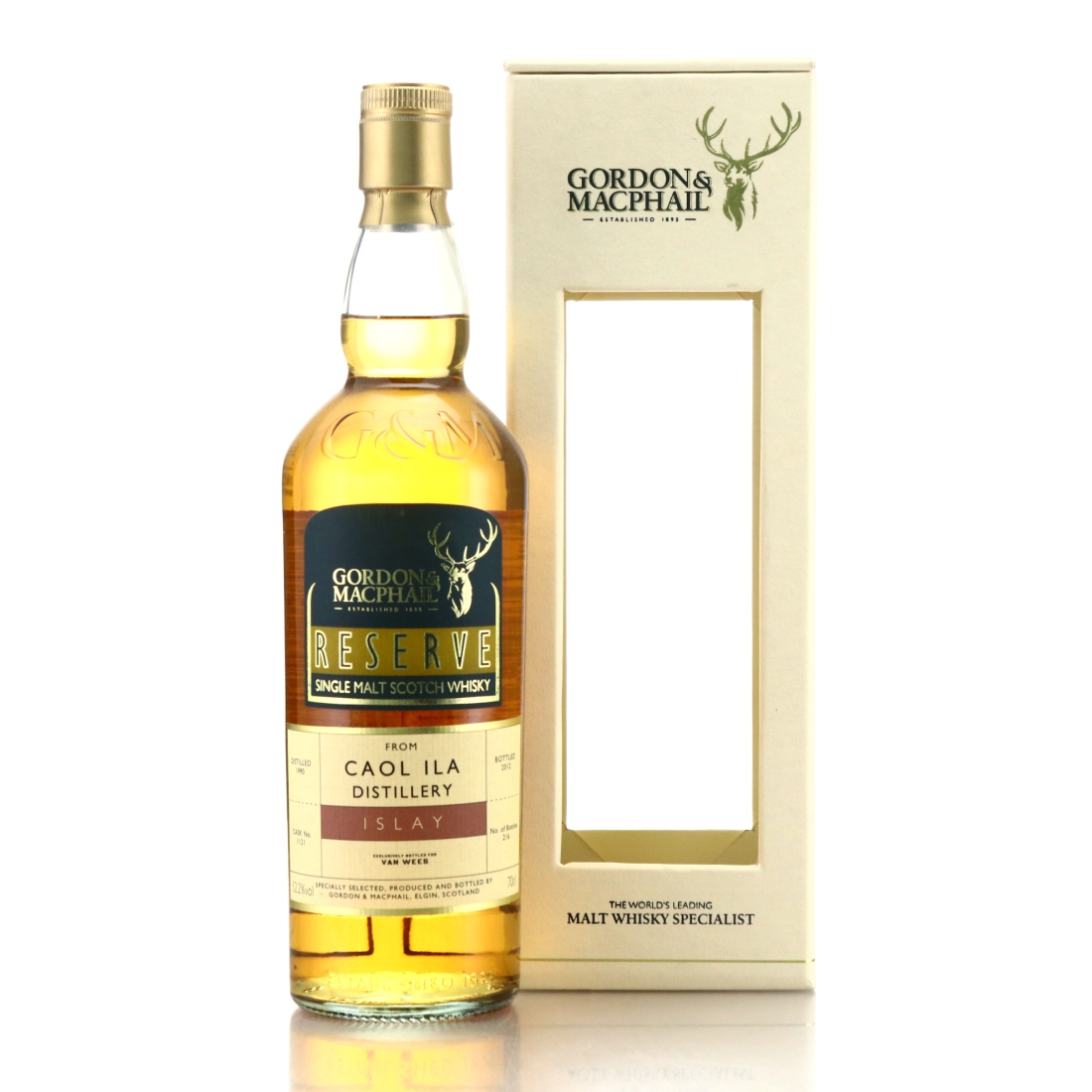 Caol Ila 1990 Gordon and MacPhail Reserve / Van Wees