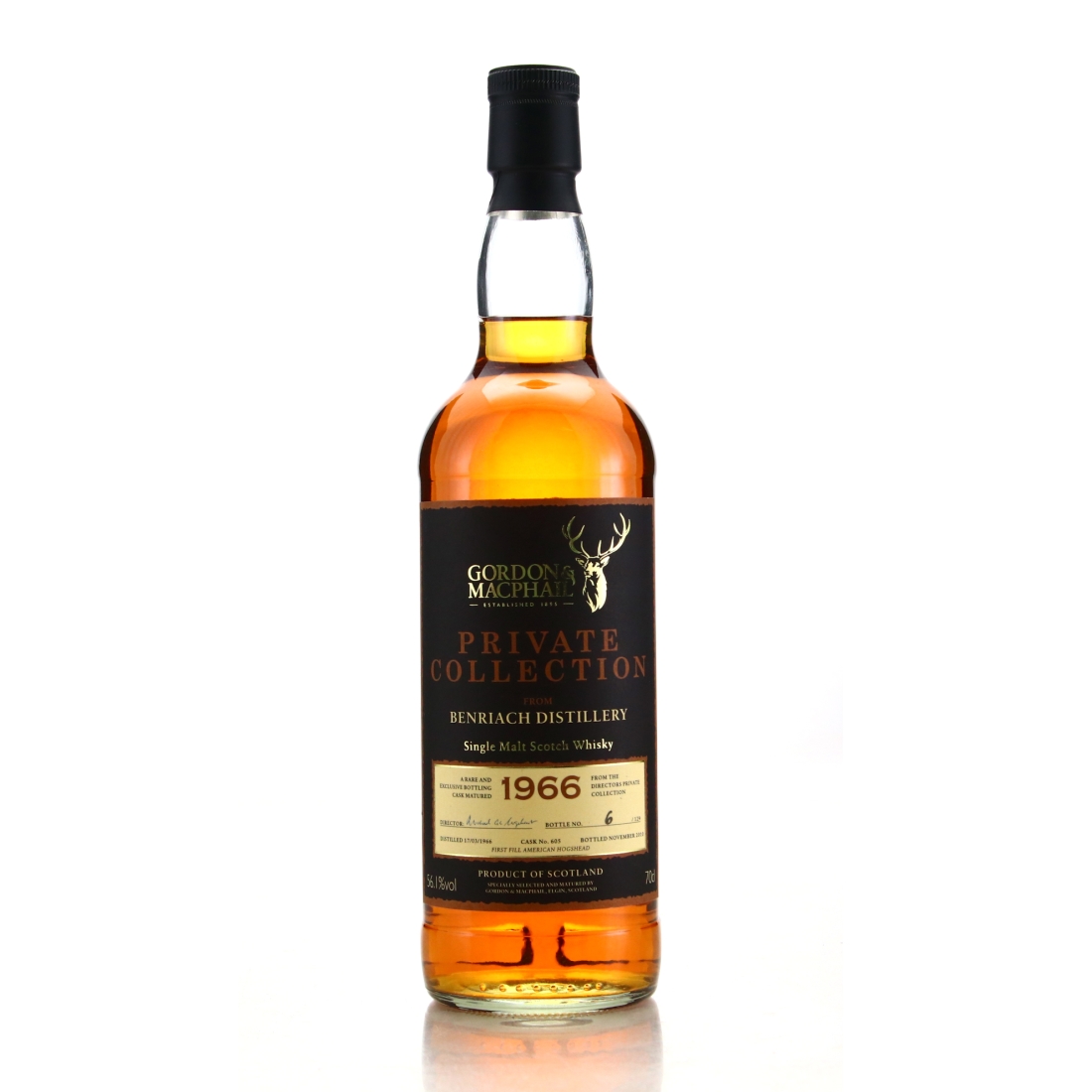 Benriach 1966 Gordon and MacPhail Private Collection