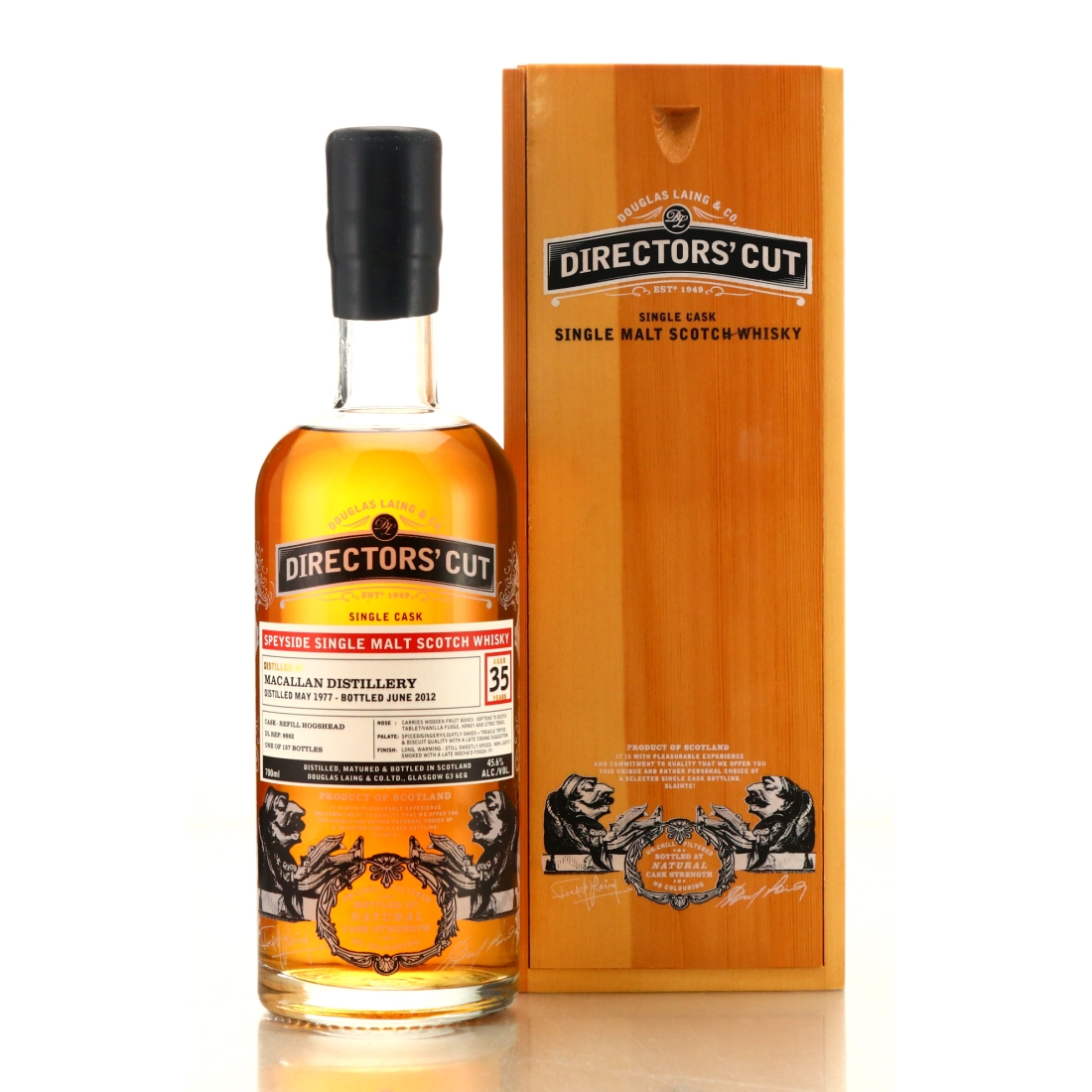Macallan 1977 Douglas Laing 35 Year Old Directors Cut