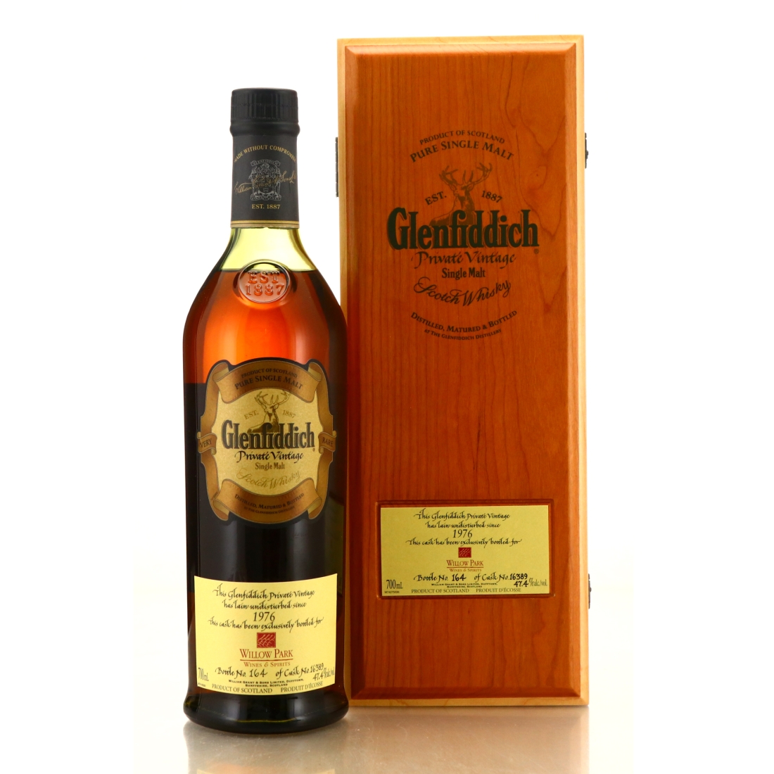 Glenfiddich 1976 Private Vintage #16389 / Willow Park Wines & Spirits