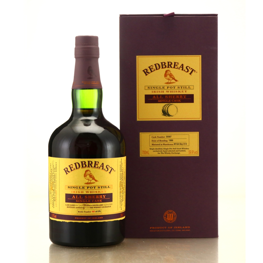 Redbreast 1999 All Sherry Single Cask #30087 / TWE