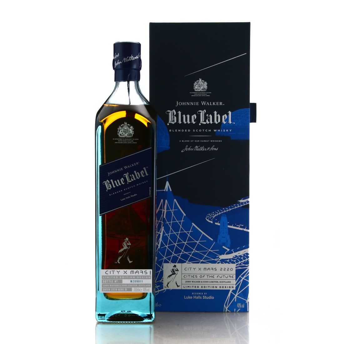 Johnnie Walker Blue Label City X Mars 2220 Cities of the Future Edition