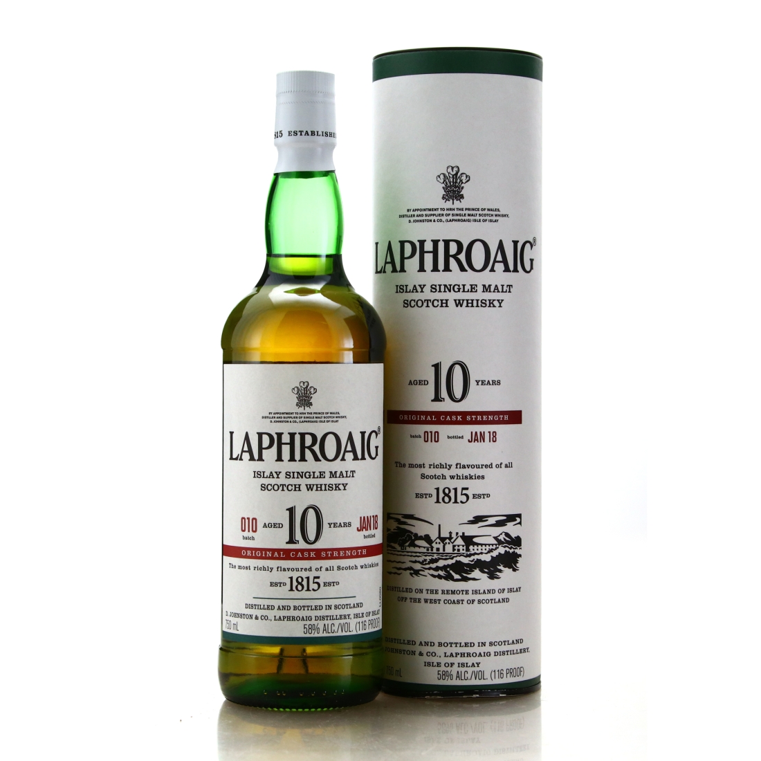 Laphroaig 10 Year Old Cask Strength Batch #010 75cl / US Import