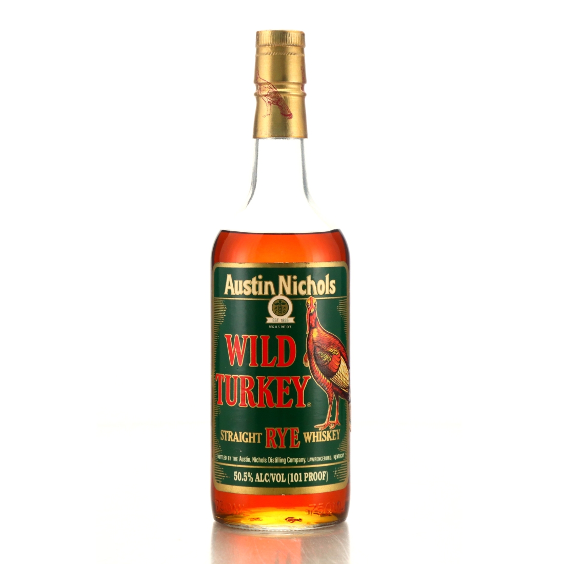 Wild Turkey 101 Proof Kentucky Straight Rye 1998
