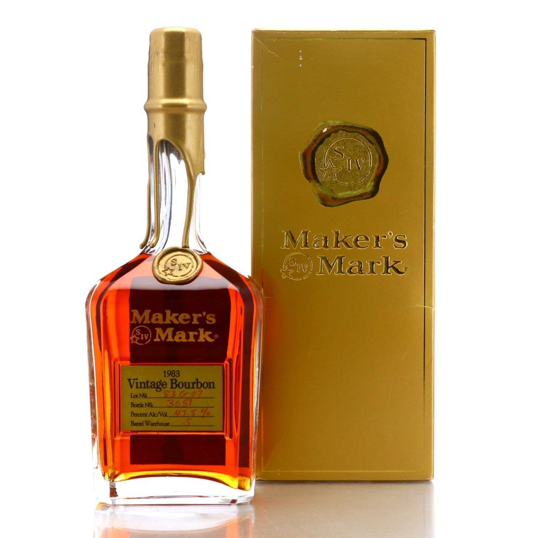 Maker's Mark 1983 Vintage Bourbon Lot #83 G 07