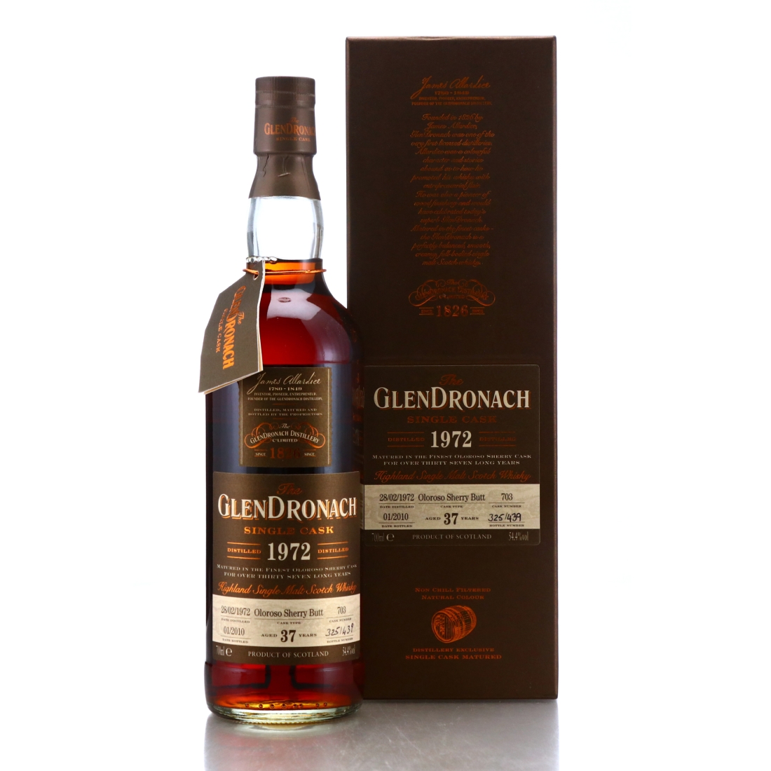 Glendronach 1972 Single Oloroso Cask 37 Year Old #703