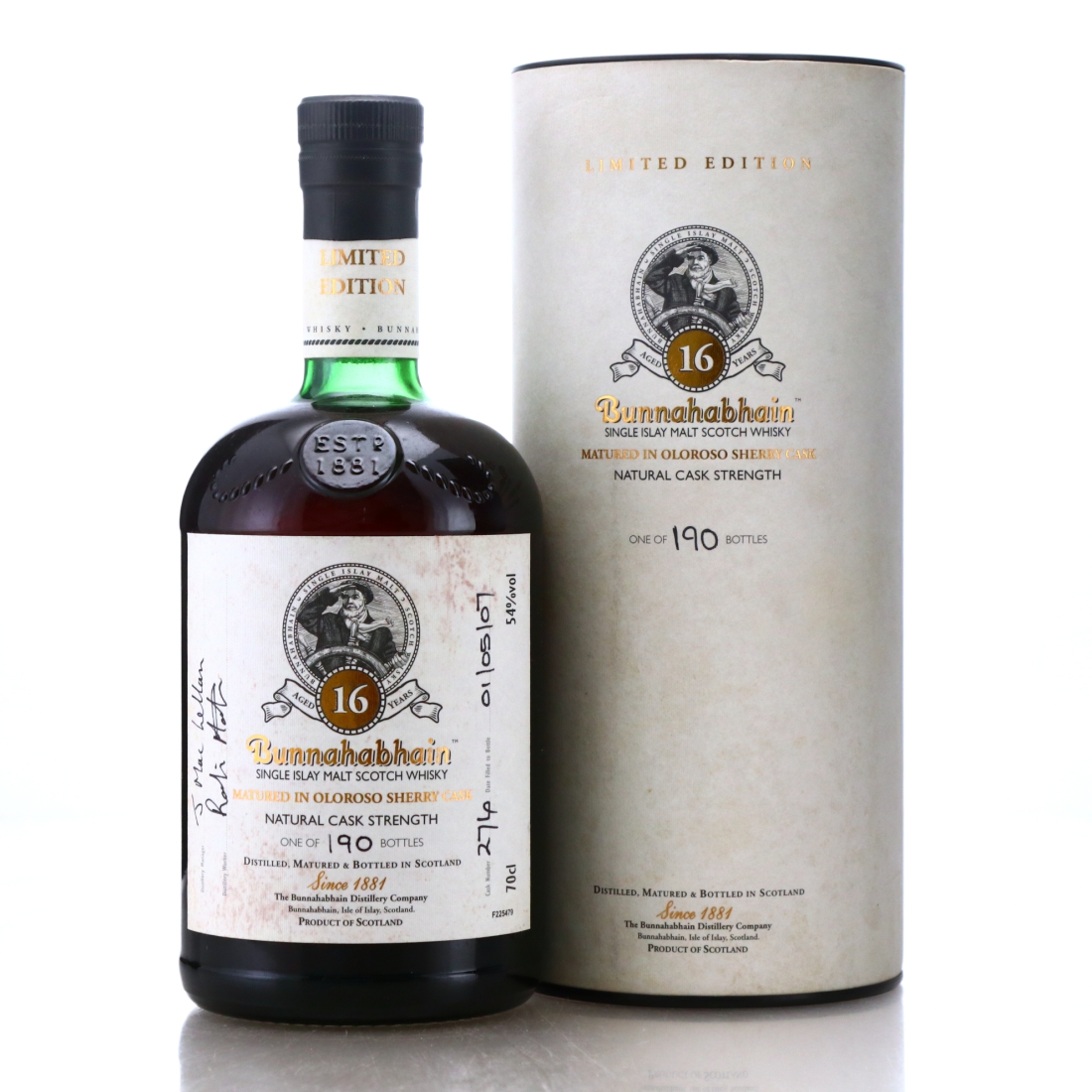 Bunnahabhain 16 Year Old Oloroso Cask / Feis Ile 2007