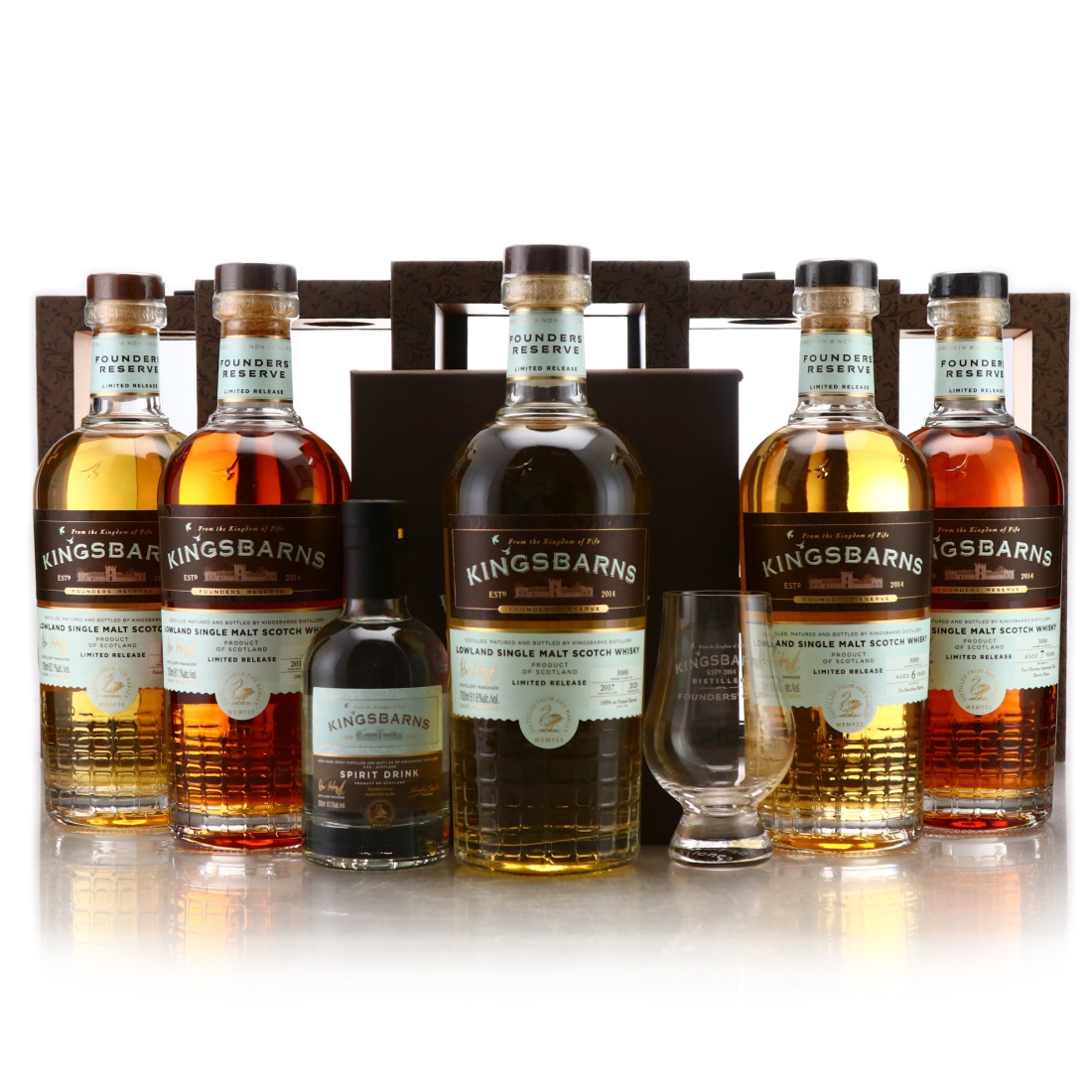 Kingsbarns Founders Reserve 5 x 70cl plus 1 x 20cl