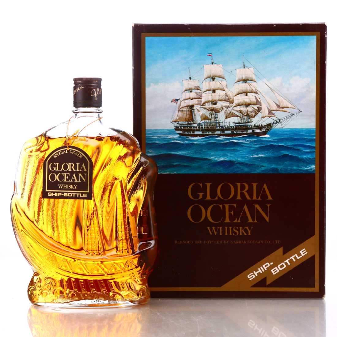 Ocean Whisky Gloria Ship Bottle 