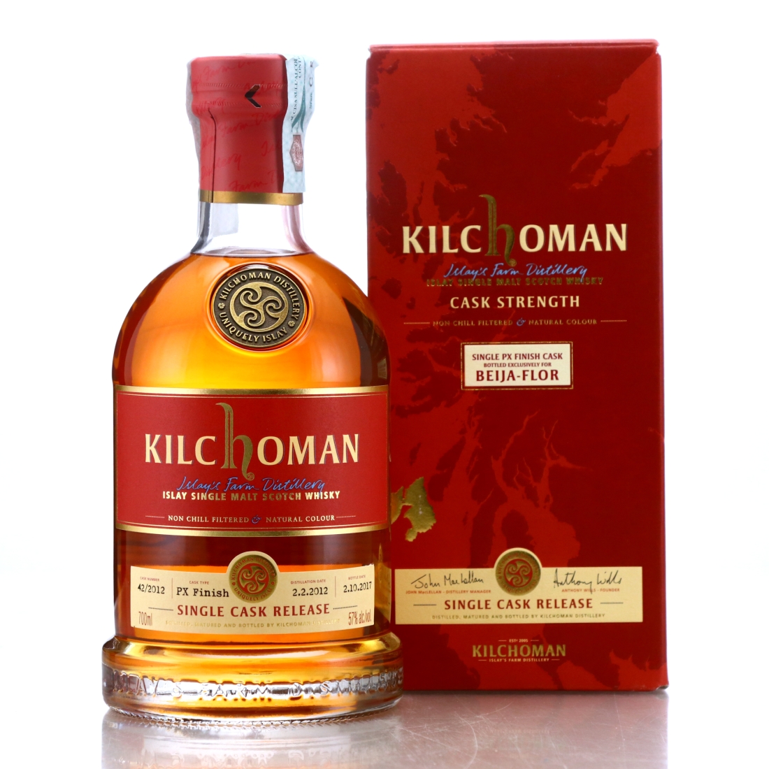 Kilchoman 2012 Single Px Cask Finish #42 / Beija-Flor