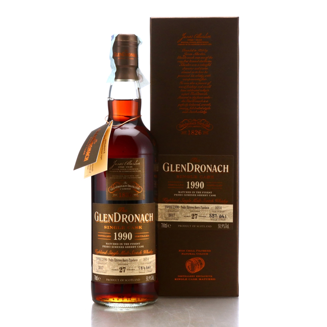 Glendronach 1990 Single PX Cask 27 Year Old #1014 / Batch 16