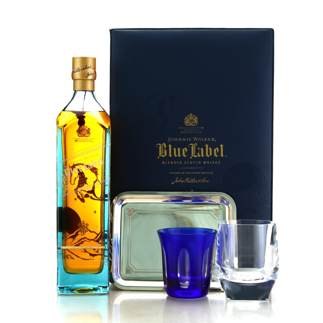 Johnnie Walker Blue Label Moon and Horse 75cl Gift Pack