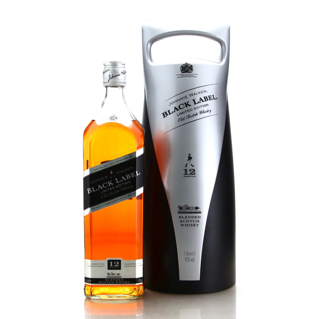 Johnnie Walker Black Label 12 Year Old McLaren Mercedes 1 Litre