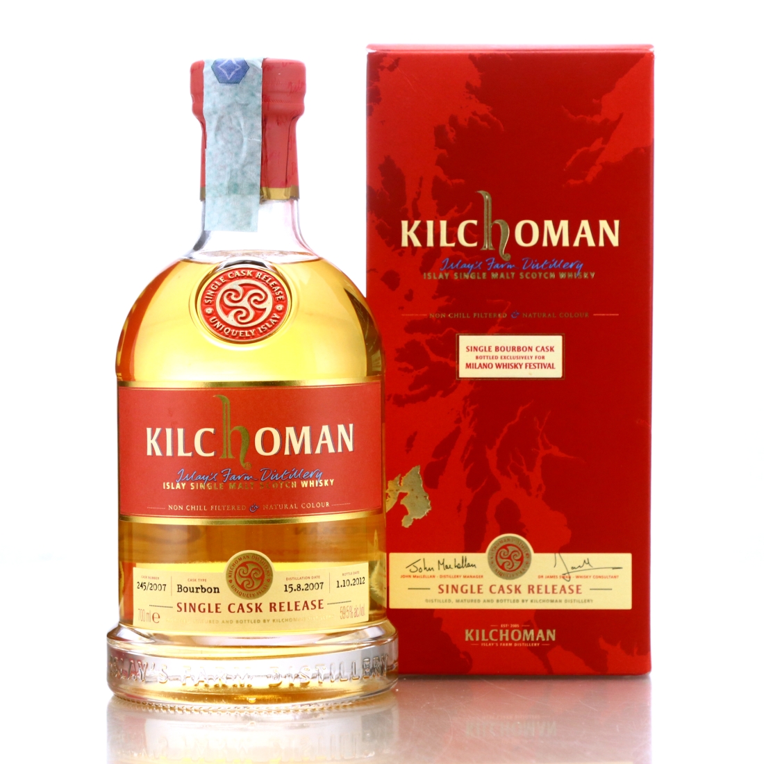 Kilchoman 2007 Single Bourbon Cask #245 / Milano Whisky Festival 2012