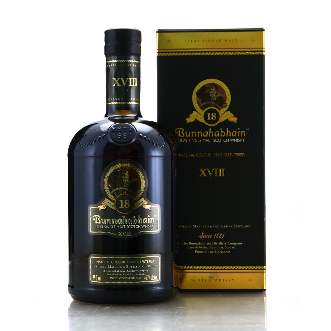 Bunnahabhain 18 Year Old pre-2018 75cl / US Import