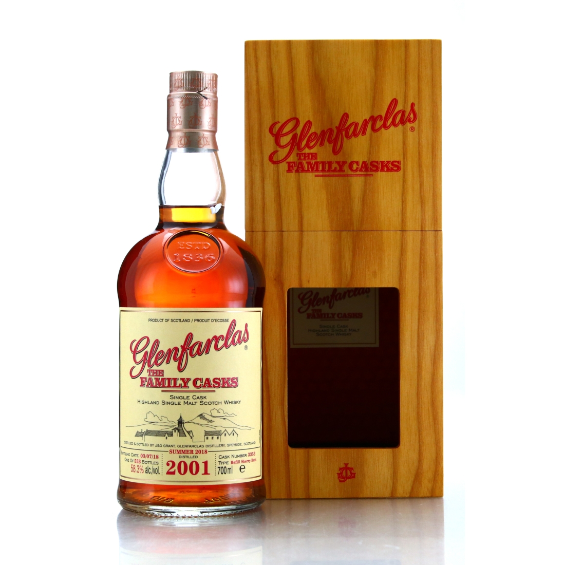 Glenfarclas 2001 Family Cask #3353 / Summer 2018