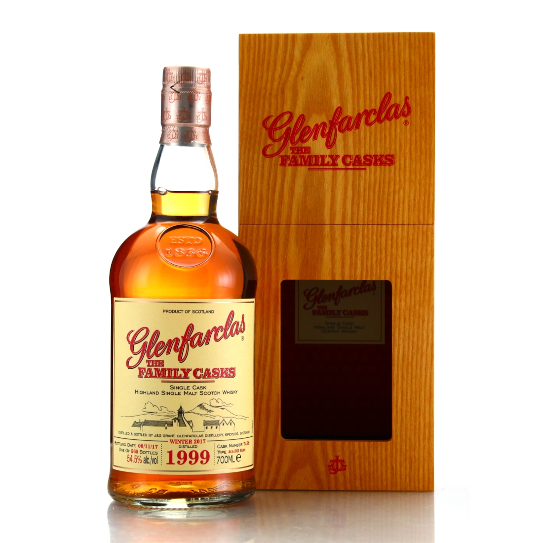 Glenfarclas 1999 Family Cask #7458 / Winter 2017