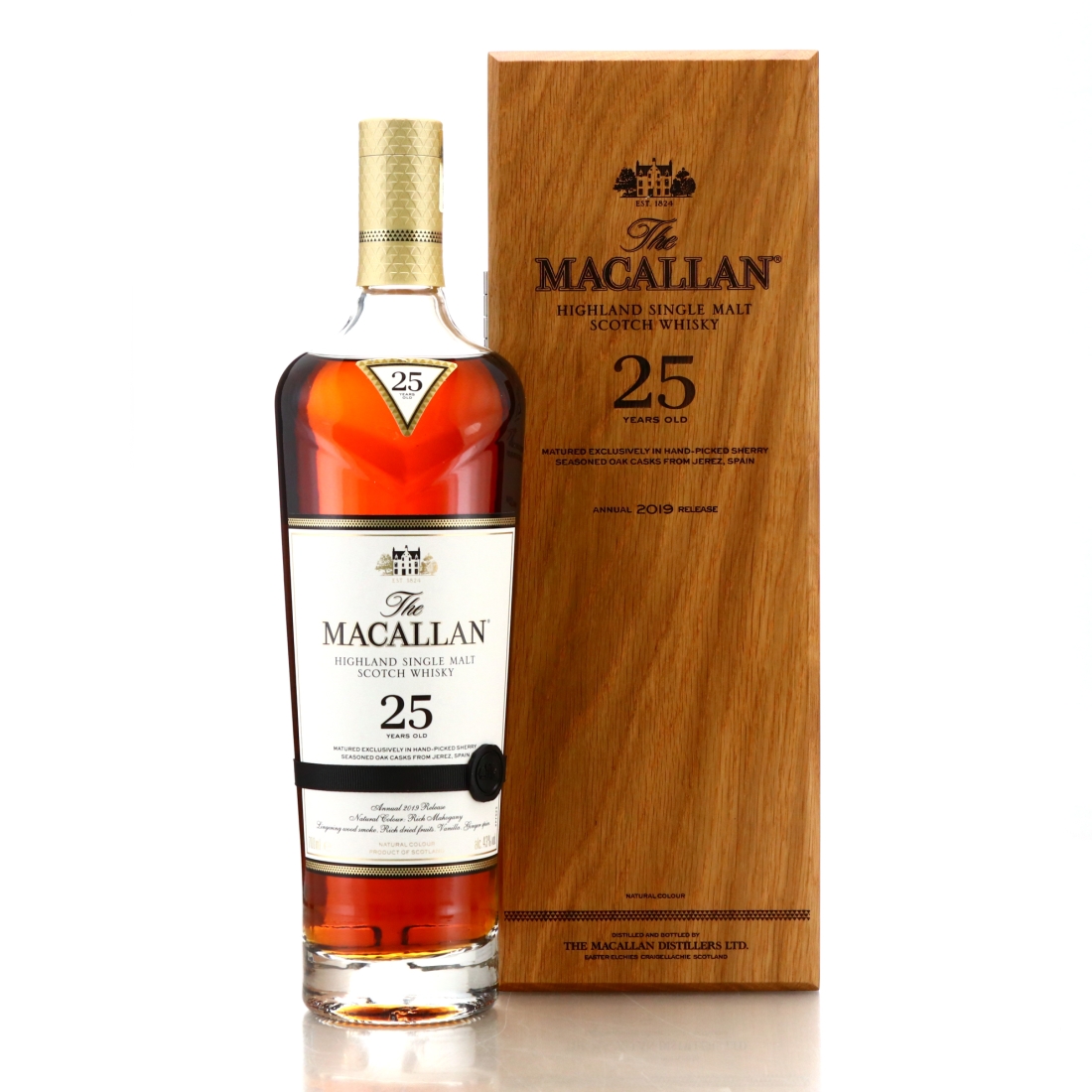 Macallan 25 Year Old Sherry Oak 2019 Release