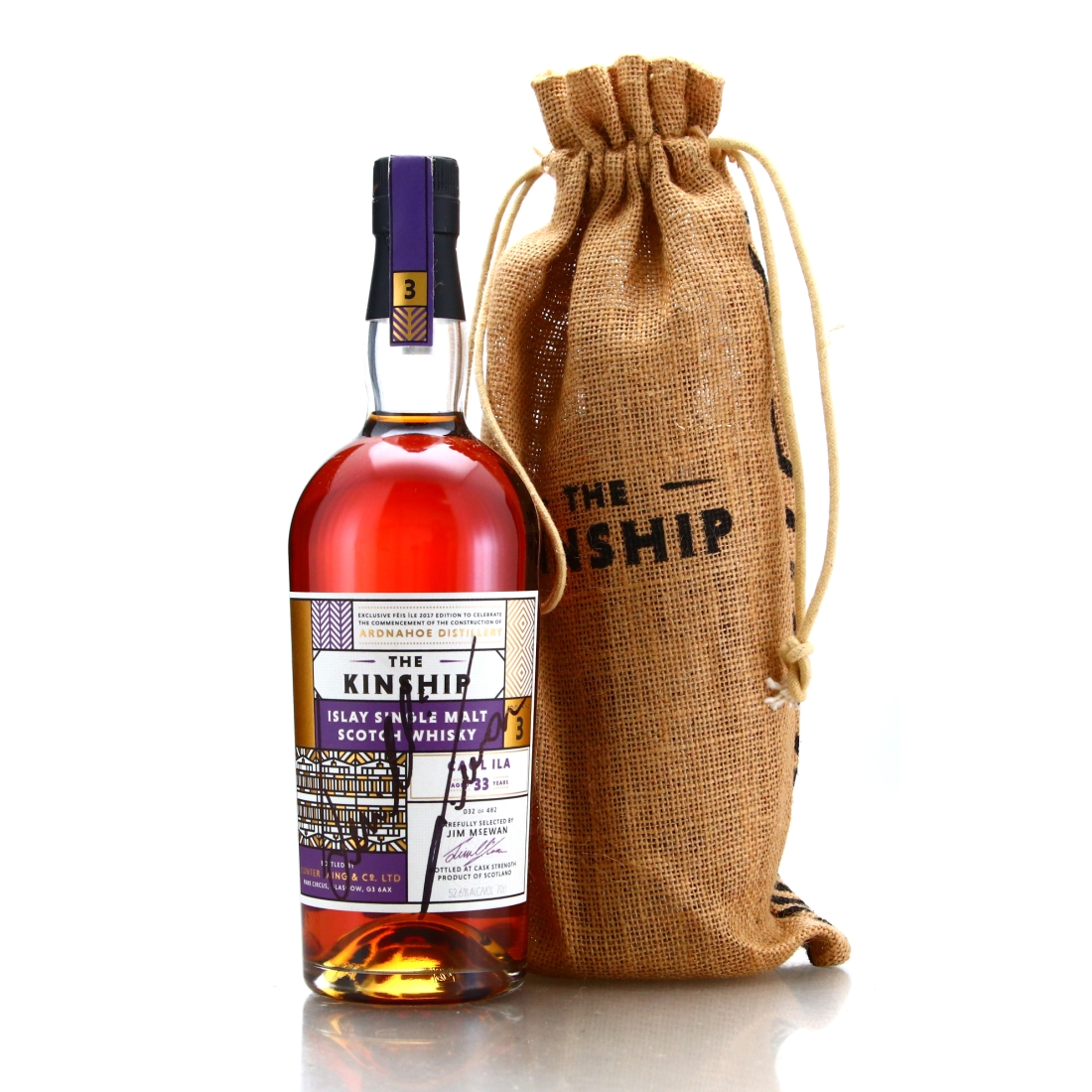 Caol Ila 33 Year Old Hunter Laing Kinship / Feis Ile 2017 - Signed by Jim McEwan