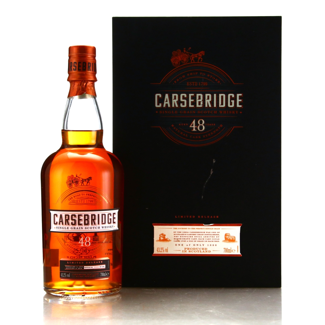 Carsebridge 1970 Cask Strength 48 Year Old