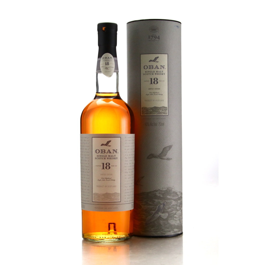 Oban 18 Year Old Limited Edition 75cl / US Import
