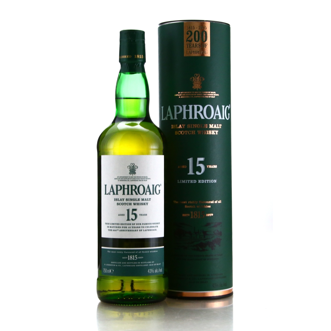 Laphroaig 15 Year Old 200th Anniversary Limited Edition 75cl / US Import