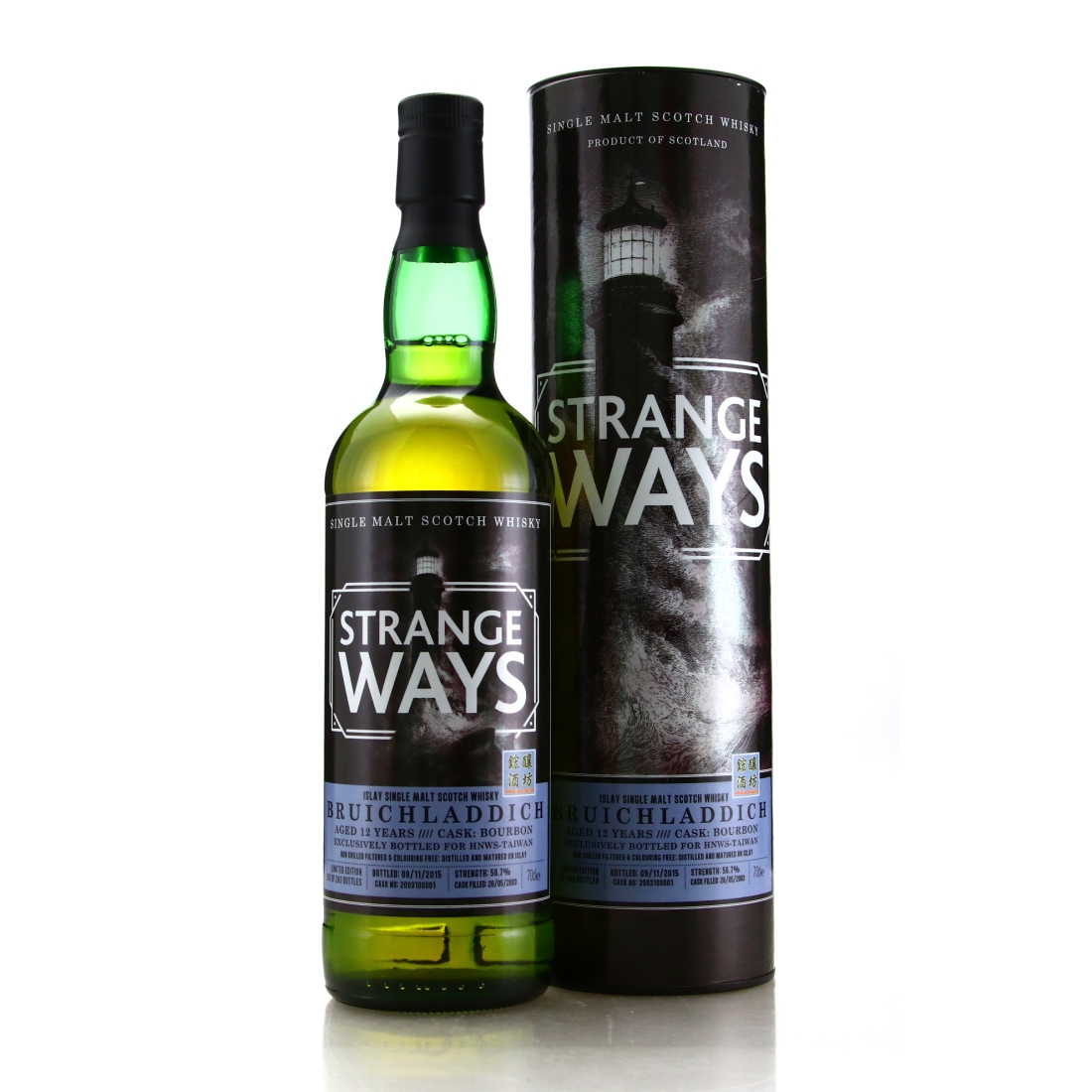 Bruichladdich 2003 Strange Ways 12 Year Old / HNWS
