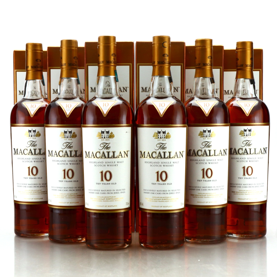 Macallan 10 Year Old 6 x 70cl / Case