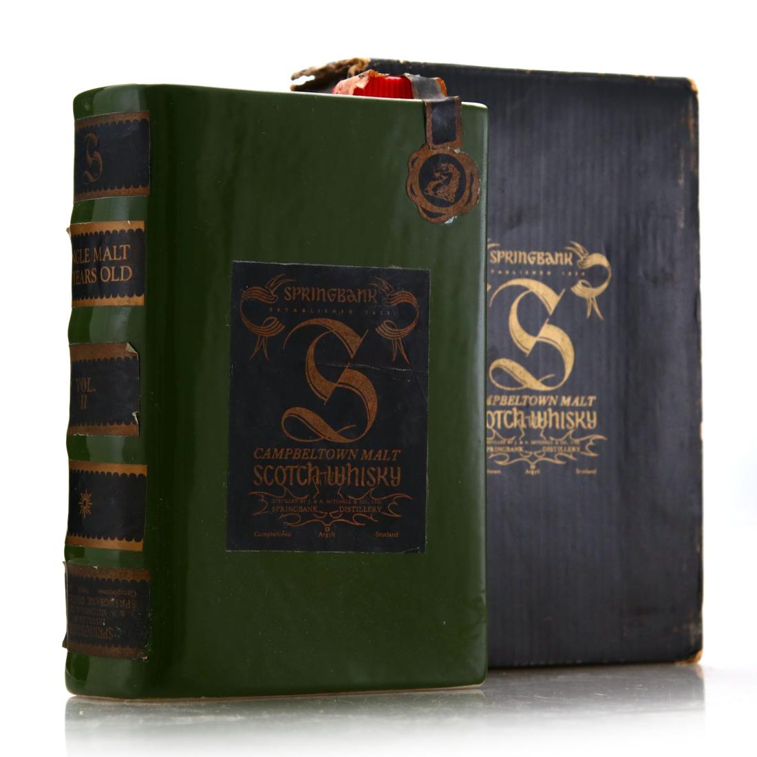 Springbank 10 Year Old Book Decanter Vol II