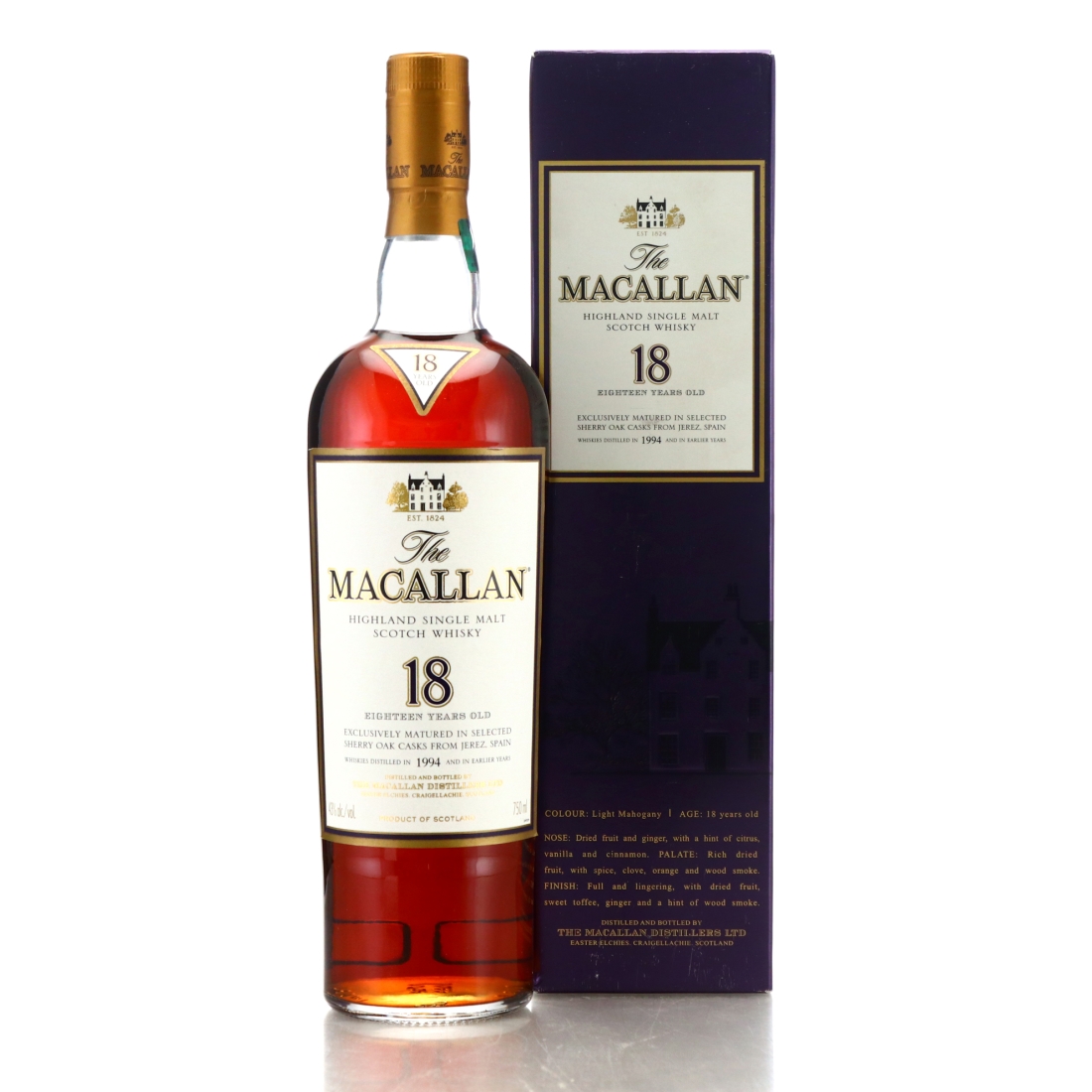 Macallan 1994 18 Year Old 75cl / US Import