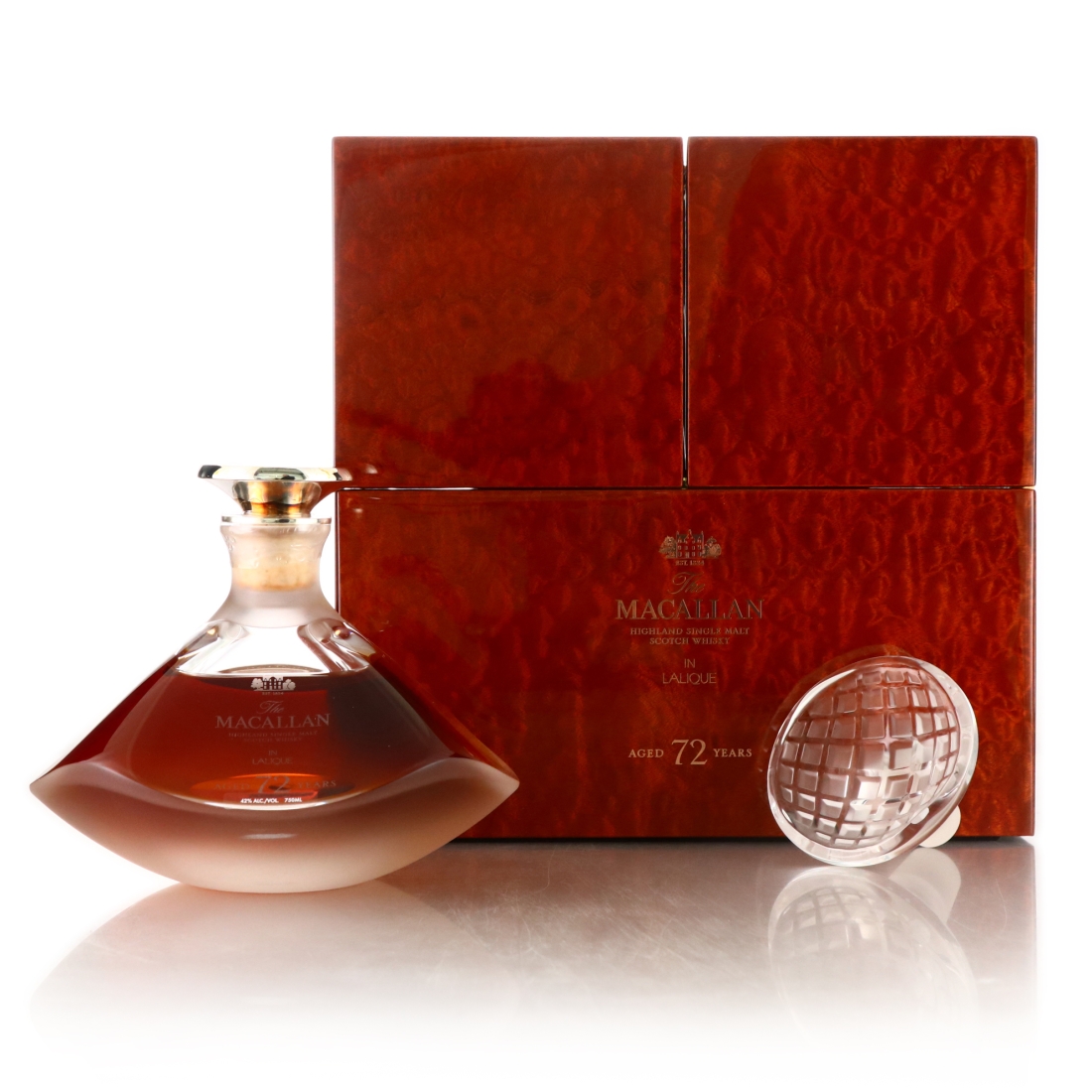 Macallan 72 Year Old Lalique Genesis Decanter 75cl / US Import