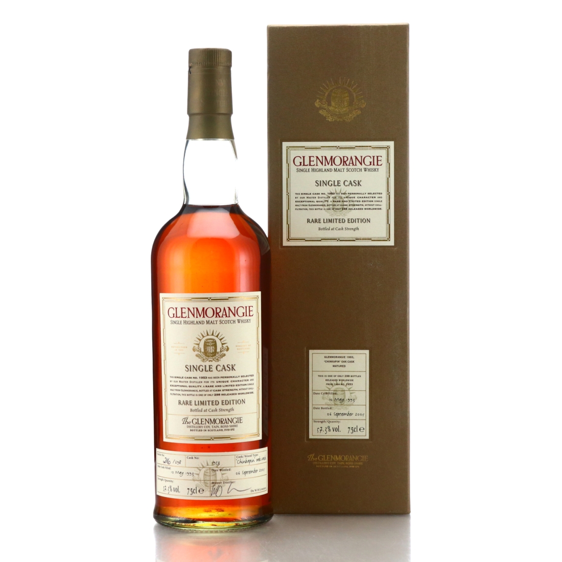 Glenmorangie 1993 Chinkapin Oak Single Cask #1953 75cl